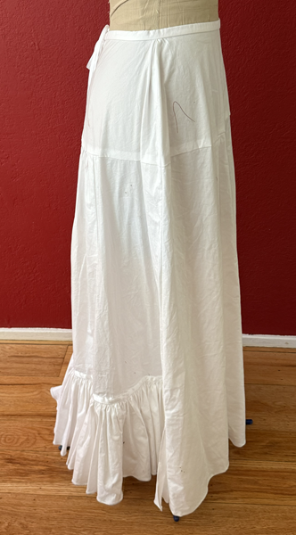 Reproduction 1890s Petticoat Right. Laughing Moon 102 