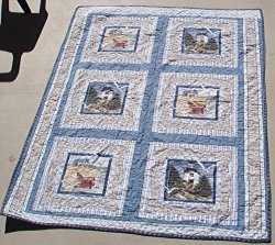 Blue Quilt back